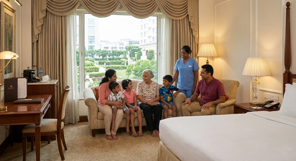 Familiy Visiting Service of the elder care service in Sri Lanka